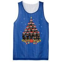 Funny Rottweiler Christmas Tree Great Gift Ornat Decor Xmas Cool Gift Mesh Reversible Basketball Jersey Tank