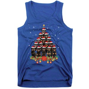 Funny Rottweiler Christmas Tree Great Gift Ornat Decor Xmas Cool Gift Tank Top