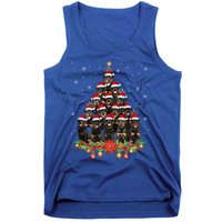 Funny Rottweiler Christmas Tree Great Gift Ornat Decor Xmas Cool Gift Tank Top