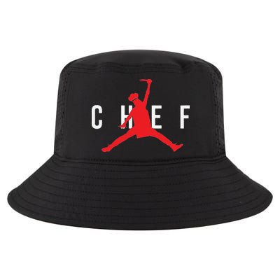 Funny Restaurant Chef Jumping Chef Knife Cool Comfort Performance Bucket Hat