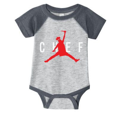 Funny Restaurant Chef Jumping Chef Knife Infant Baby Jersey Bodysuit