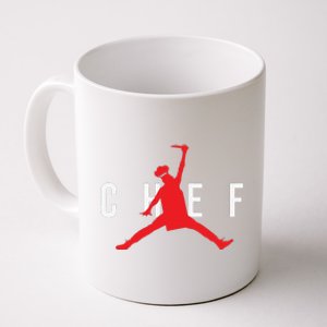 Funny Restaurant Chef Jumping Chef Knife Coffee Mug