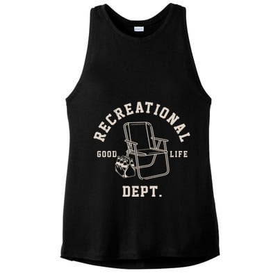 Funny Recreational Department Good Life Ladies PosiCharge Tri-Blend Wicking Tank