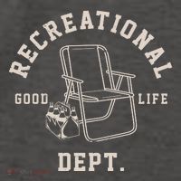 Funny Recreational Department Good Life Vector Backpack