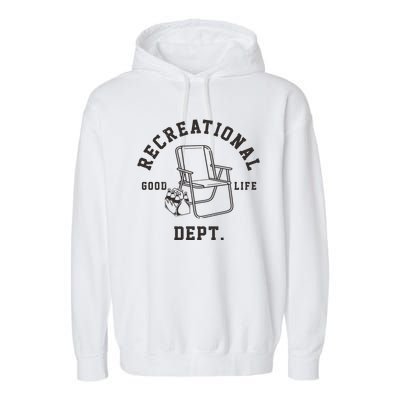 Funny Recreational Department Good Life Garment-Dyed Fleece Hoodie