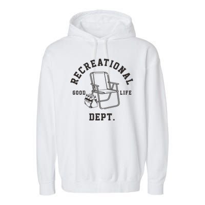 Funny Recreational Department Good Life Garment-Dyed Fleece Hoodie