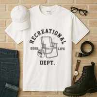 Funny Recreational Department Good Life Tall T-Shirt