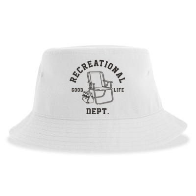 Funny Recreational Department Good Life Sustainable Bucket Hat