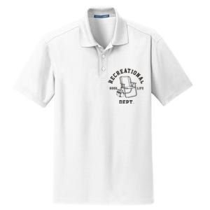 Funny Recreational Department Good Life Dry Zone Grid Polo