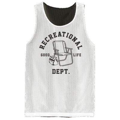 Funny Recreational Department Good Life Mesh Reversible Basketball Jersey Tank