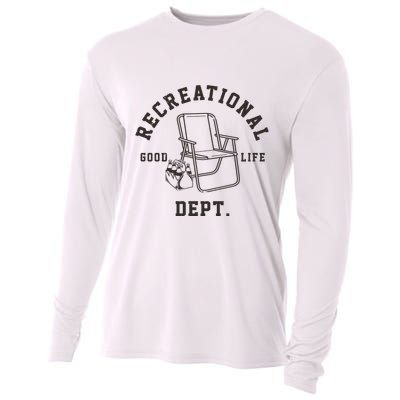 Funny Recreational Department Good Life Cooling Performance Long Sleeve Crew