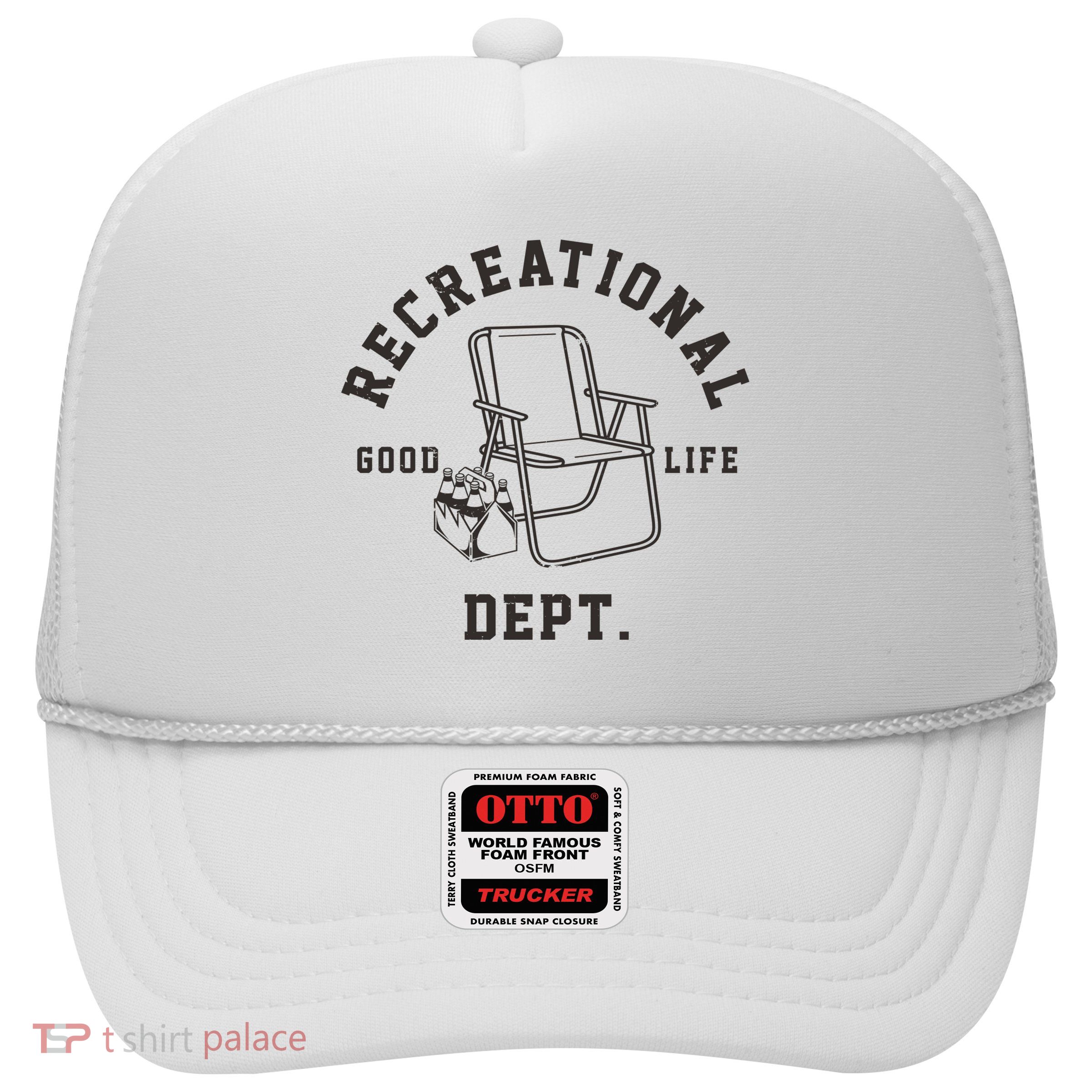 Funny Recreational Department Good Life Trucker Hat