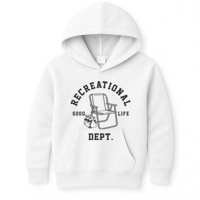 Funny Recreational Department Good Life Kids Hoodie