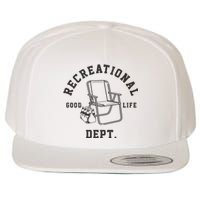 Funny Recreational Department Good Life Wool Snapback Cap