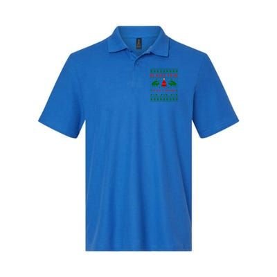 Funny Reindeer Daddy Ugly Christmas Pregnancy Gift Polo