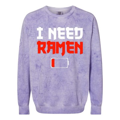 Funny Ra Design For Ra Noodles Lovers Colorblast Crewneck Sweatshirt