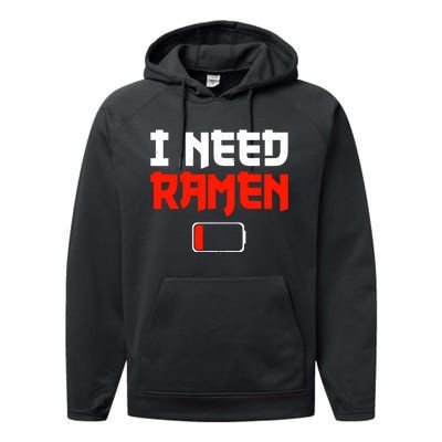 Funny Ra Design For Ra Noodles Lovers Performance Fleece Hoodie