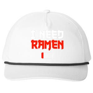 Funny Ra Design For Ra Noodles Lovers Snapback Five-Panel Rope Hat