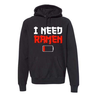 Funny Ra Design For Ra Noodles Lovers Premium Hoodie