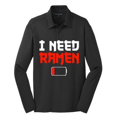 Funny Ra Design For Ra Noodles Lovers Silk Touch Performance Long Sleeve Polo