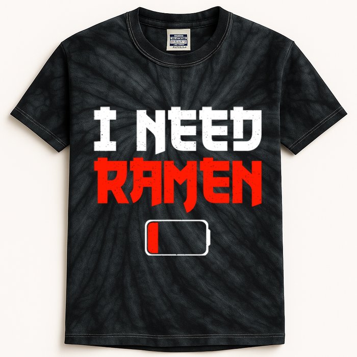 Funny Ra Design For Ra Noodles Lovers Kids Tie-Dye T-Shirt