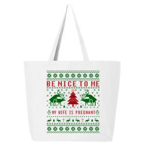 Funny Reindeer Daddy Ugly Christmas Pregnancy Great Gift Cool Gift 25L Jumbo Tote