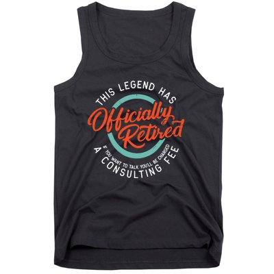 Funny Retired Design, Funny Retirement Tee, Funny Grandpa Tank Top