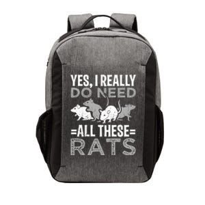 Funny Rat Design Yes I Really Do Need All These Rats Cute Gift Vector Backpack