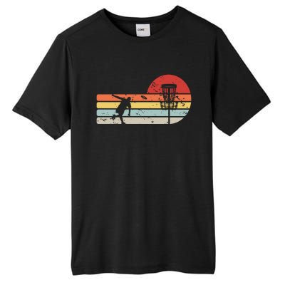 Funny Retro Disc Golf Frisbee Gift Tall Fusion ChromaSoft Performance T-Shirt