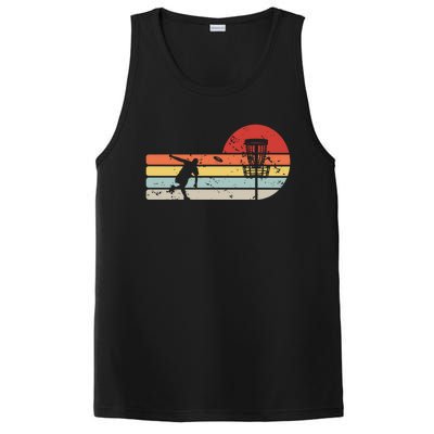 Funny Retro Disc Golf Frisbee Gift PosiCharge Competitor Tank