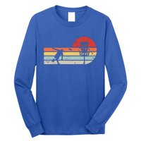 Funny Retro Disc Golf Frisbee Gift Long Sleeve Shirt