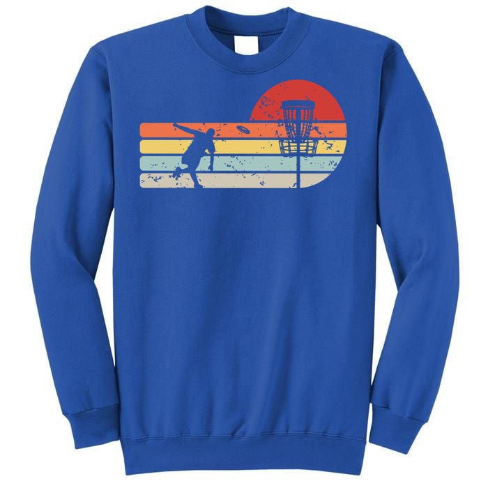 Funny Retro Disc Golf Frisbee Gift Sweatshirt