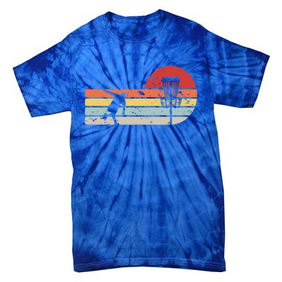 Funny Retro Disc Golf Frisbee Gift Tie-Dye T-Shirt