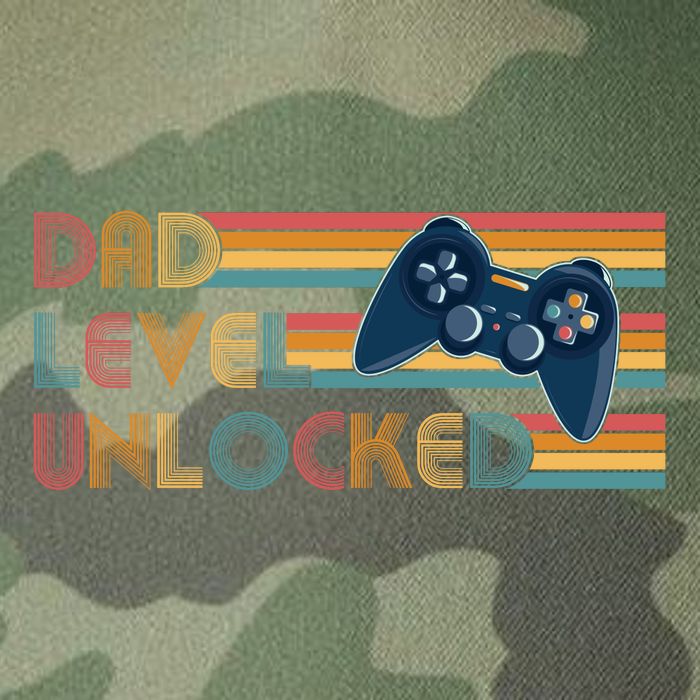 Funny Retro Dad Level Unlocked Gamer Legacy Tie Dye Trucker Hat