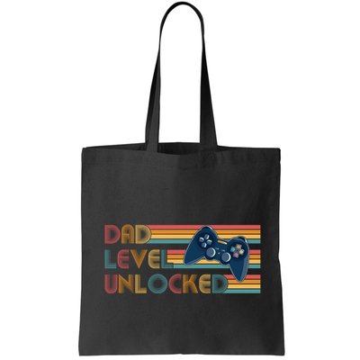 Funny Retro Dad Level Unlocked Gamer Bag