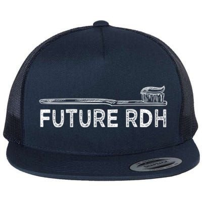 Future Rdh Dental Hygienist Student Dentist Graduate Dental Gift Flat Bill Trucker Hat