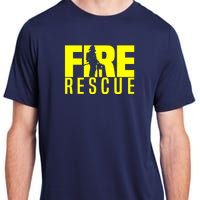 Fire Rescue Department Firefighters Fire Uniform Duty Adult ChromaSoft Performance T-Shirt