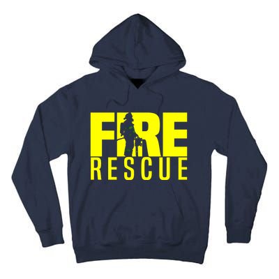 Fire Rescue Department Firefighters Fire Uniform Duty Tall Hoodie