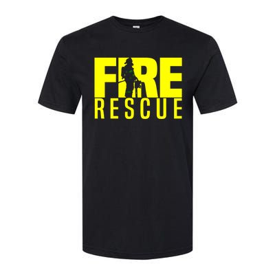 Fire Rescue Department Firefighters Fire Uniform Duty Softstyle CVC T-Shirt