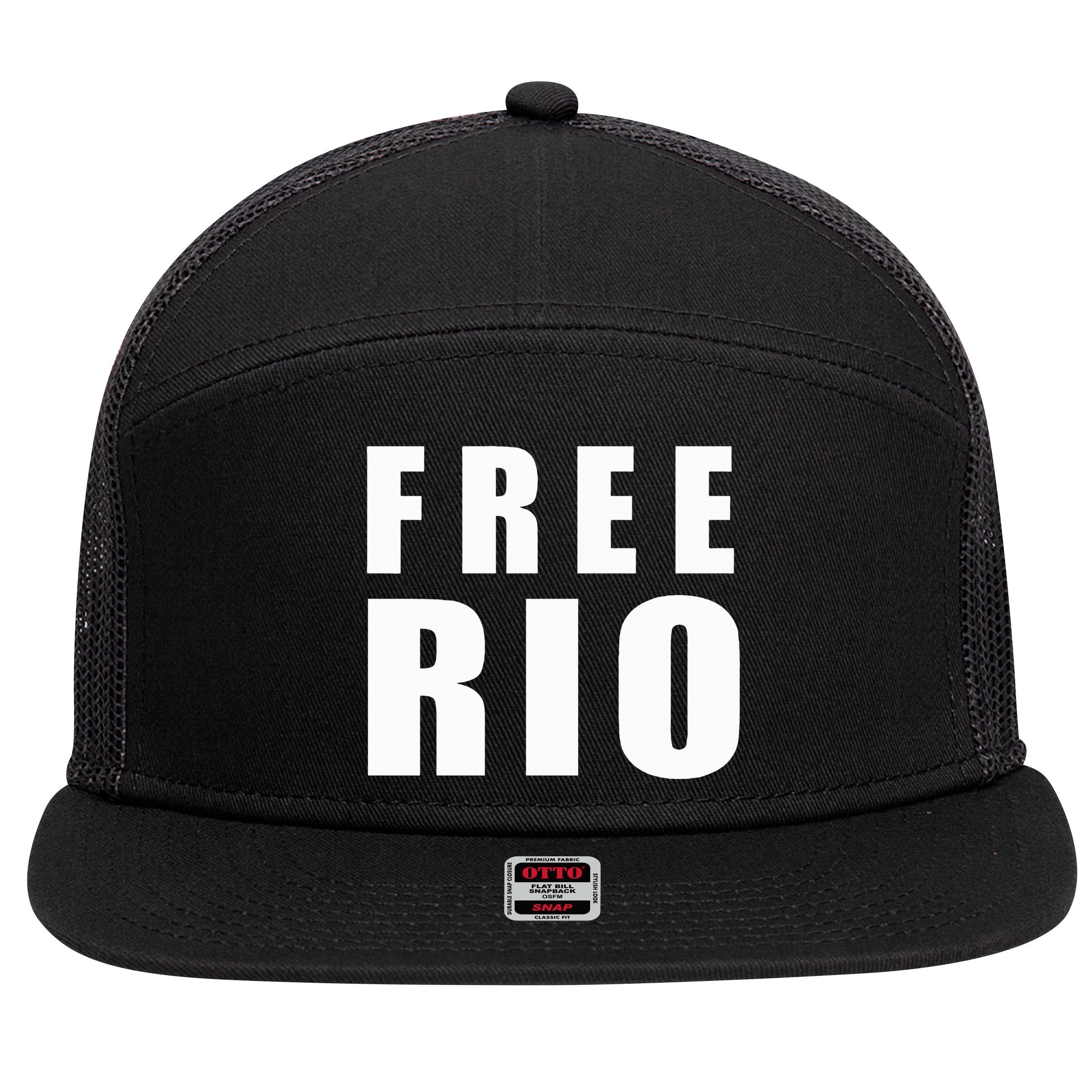 Free Rio Da Yung Og Fans  7 Panel Mesh Trucker Snapback Hat