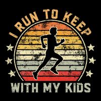 Funny Runner Dad Running Dad I Run To Keep Up With My Baby Bodysuit