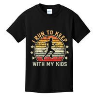 Funny Runner Dad Running Dad I Run To Keep Up With My Kids T-Shirt