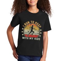 Funny Runner Dad Running Dad I Run To Keep Up With My Kids T-Shirt