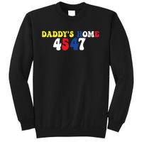 Funny Return DaddyS Home From Garbage Trump President 45 47 Sweatshirt