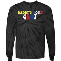 Funny Return DaddyS Home From Garbage Trump President 45 47 Tie-Dye Long Sleeve Shirt