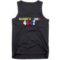 Funny Return DaddyS Home From Garbage Trump President 45 47 Tank Top