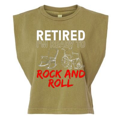 Funny Retirement Design For Retired Retirement Garment-Dyed Women's Muscle Tee