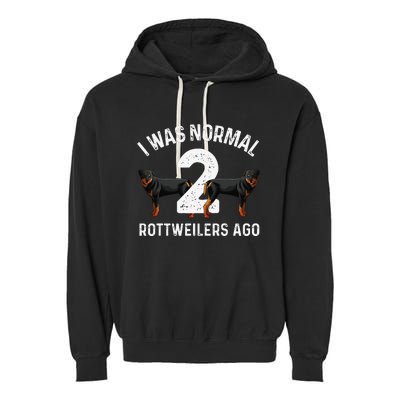 Funny Rottweiler Designs For Rott Pet Lovers Garment-Dyed Fleece Hoodie