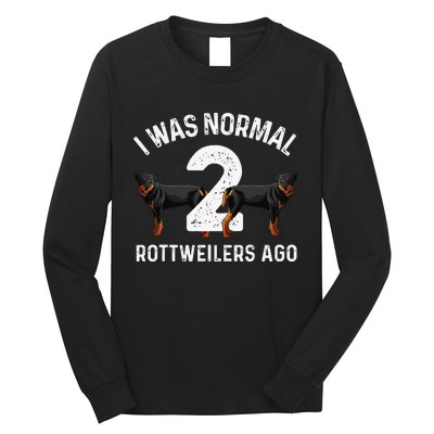 Funny Rottweiler Designs For Rott Pet Lovers Long Sleeve Shirt