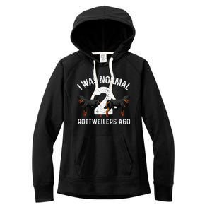 Funny Rottweiler Designs For Rott Pet Lovers Women's Fleece Hoodie